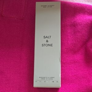 Salt & Stone Bergamot & Hinoki Body Lotion - White Bottle